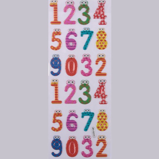 Zahlen Face Sticker Aufkleber - JF1211 - Mytortenland